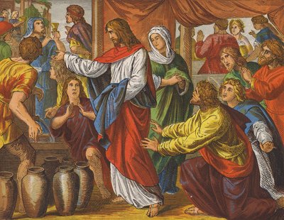 Jésus-Christ et les noces de Cana - English School