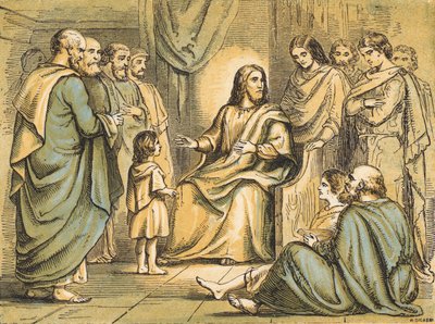 Jésus enseignant ses disciples - English School
