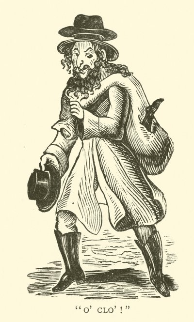Vendeur de vieux vêtements juifs - English School