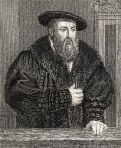 Johannes Kepler (1571-1630) de La Galerie des Portraits, publié en 1833 - English School