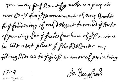 John Bagford - English School