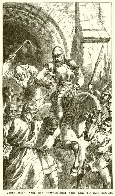 John Ball et ses Compagnons sont Conduits à l