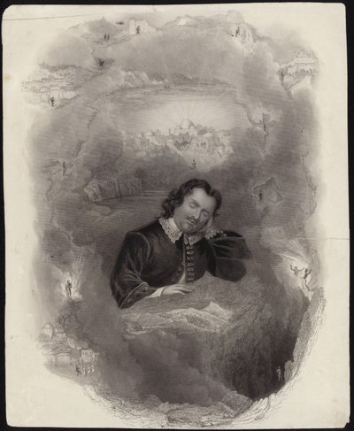 John Bunyan, rêvant - English School