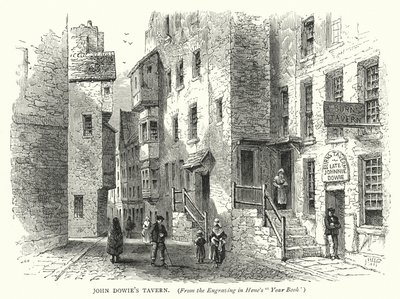 Taverne de John Dowie (gravure) - English School