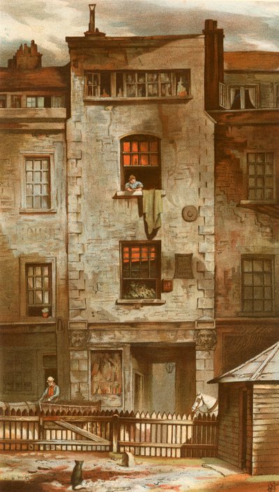 La maison de John Dryden, Fetter Lane - English School