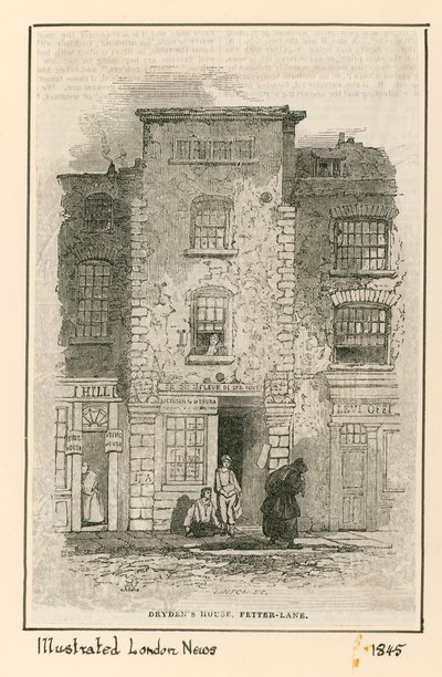 La maison de John Dryden, Fetter Lane - English School