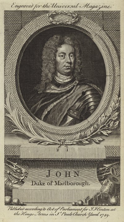 John, duc de Marlborough - English School