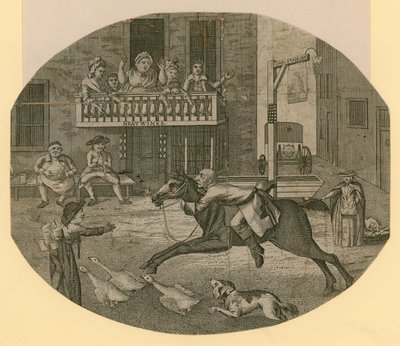 John Gilpin de Cheapside, Londres, allant plus loin qu