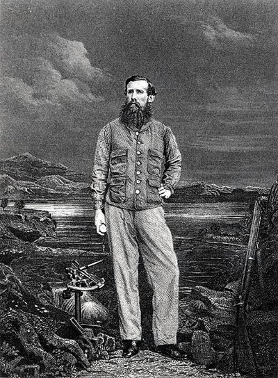 John Hanning Speke, frontispice de son livre 