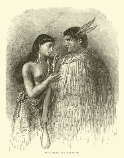 John Heke et sa Femme - English School