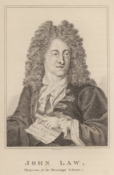 John Law, promoteur du système du Mississippi - English School