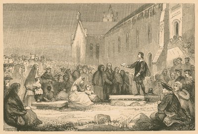 John Livingston prêchant à l