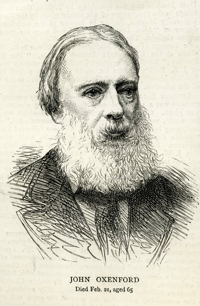John Oxenford (1812-77) illustration de The Graphic 1877 - English School