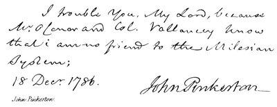 John Pinkerton - English School