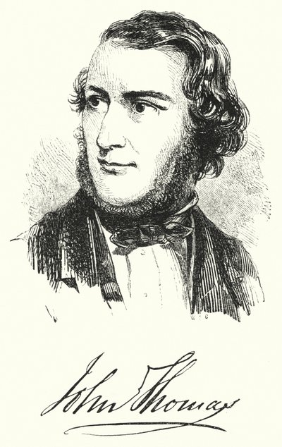 John Thomas, le sculpteur et modéliste bien connu (gravure) - English School
