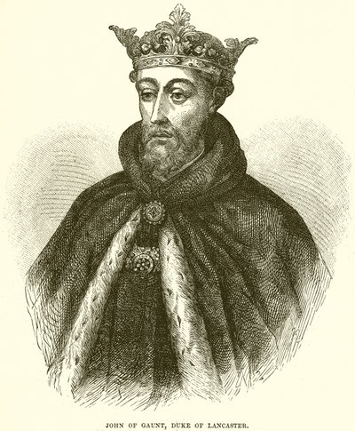 Jean de Gand, Duc de Lancastre - English School