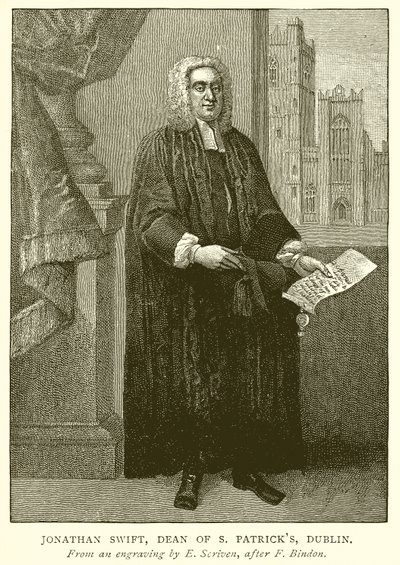 Jonathan Swift, doyen de Saint-Patrick, Dublin - English School