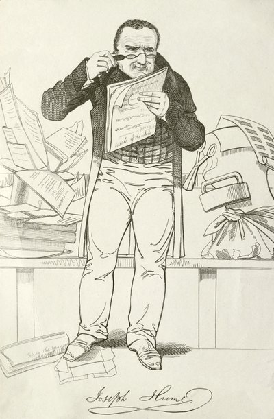 Joseph Hume, médecin écossais, politicien et député radical - English School