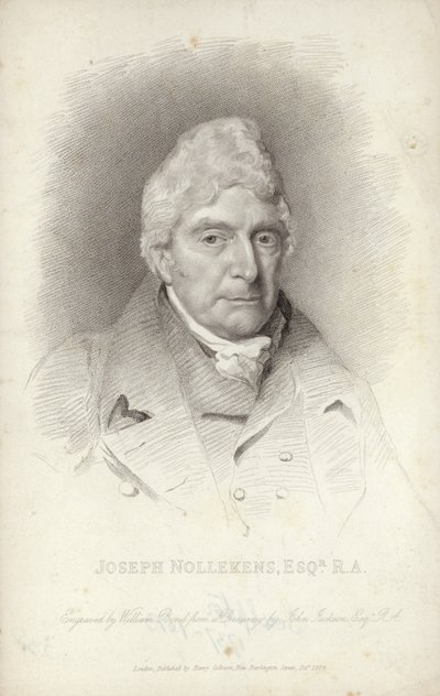 Joseph Nollekens, gravure par William Bond - English School