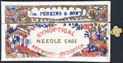 Joseph Perkins & Sons Synoptical Needle Case - English School