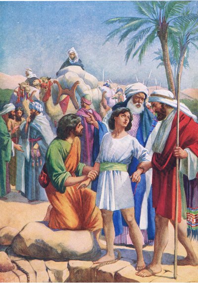 Joseph vendu par ses frères, du livre d