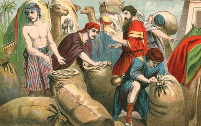Les frères de Joseph trouvant l