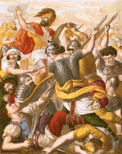 La défaite des Amorites par Josué - English School