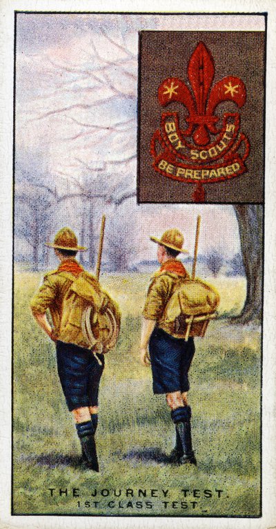 Test de parcours pour le badge de scout de première classe, 1929 - English School
