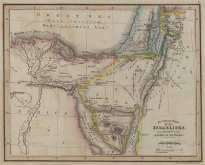 Pérégrinations des Israélites, de l