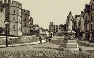 Monument du jubilé (lithographie) - English School