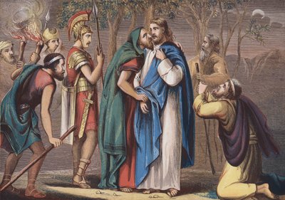 Judas trahissant le Christ - English School