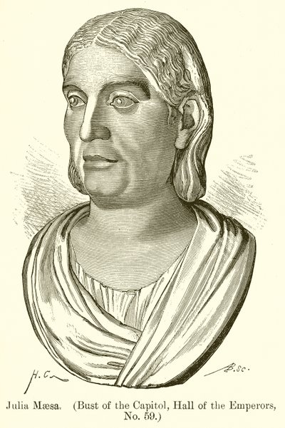 Julia Maesa (Buste du Capitole, Salle des Empereurs, No. 59) - English School