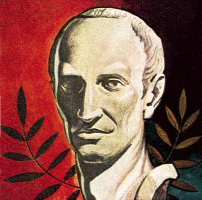 Jules César, assassiné aux Ides de Mars 44 av. J.-C. - English School