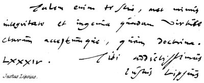 Justus Lipsius - English School