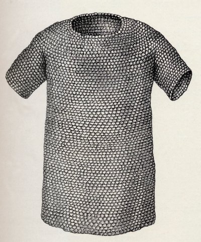 Cotte de mailles jute ou danoise datant d