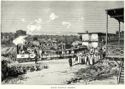Gare de Kayes (gravure) - English School