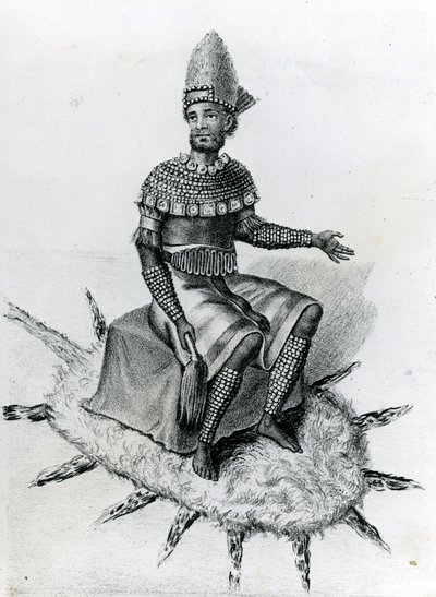 Kazembe, ou Roi de Lunda, au sud du lac Mweru - English School