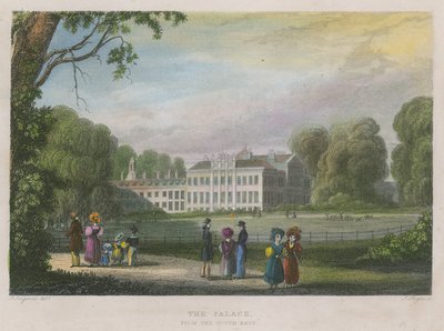 Palais de Kensington, Londres, depuis le sud-est - English School