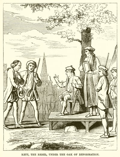 Kett, le rebelle, sous le chêne de la Réforme - English School