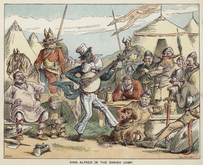 Le roi Alfred dans le camp danois - English School