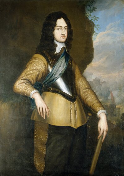 Le roi Charles II (1630-85) jeune homme - English School