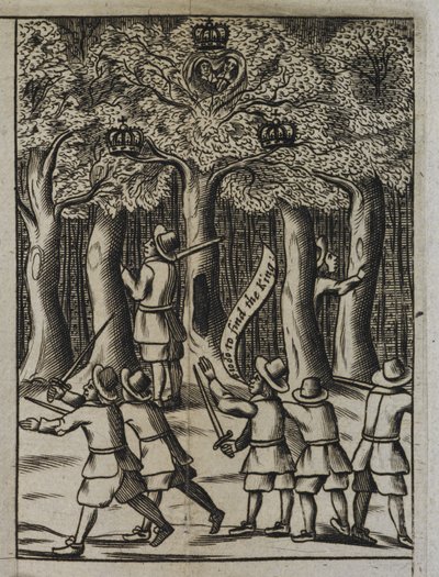 Le roi Charles II se cachant dans les bois de Boscobel, de 