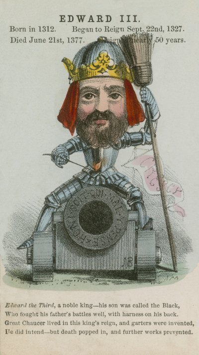 Roi Édouard III (aquatinte) - English School