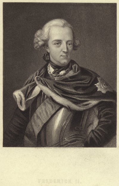 Le roi Frédéric II de Prusse - English School
