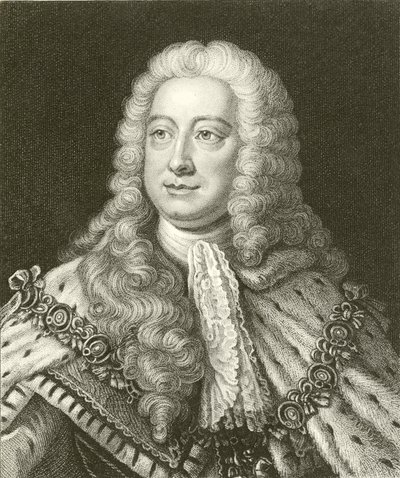 Le roi George II - English School