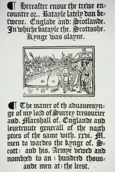 Le roi Henri VIII (1491-1547) et ses chevaliers après la victoire anglaise sur les Écossais à Flodden Field, en 1513 - English School