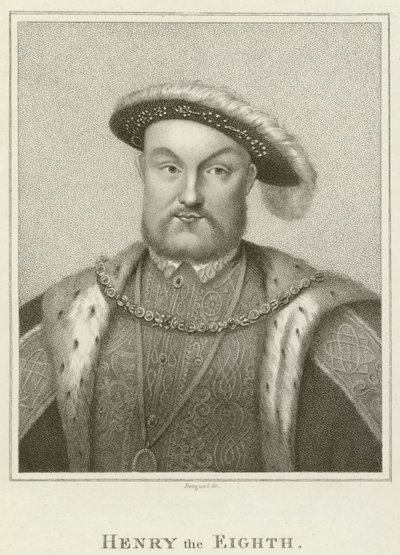 Le roi Henri VIII (gravure) - English School