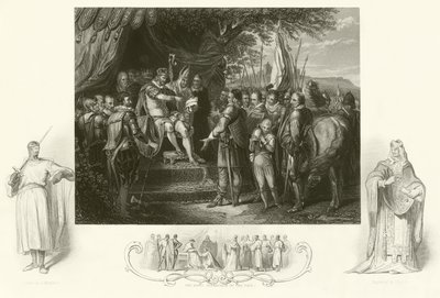 Le roi Jean signant la Magna Carta - English School