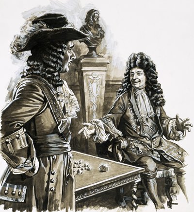 Le roi Louis XIV ravi d