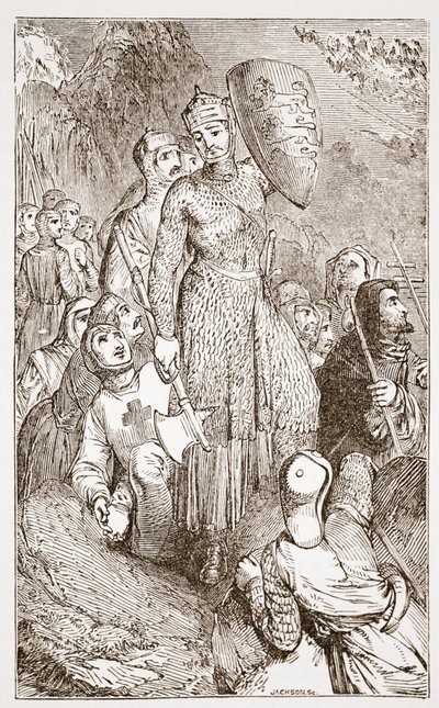 Le roi Richard en croisade - English School